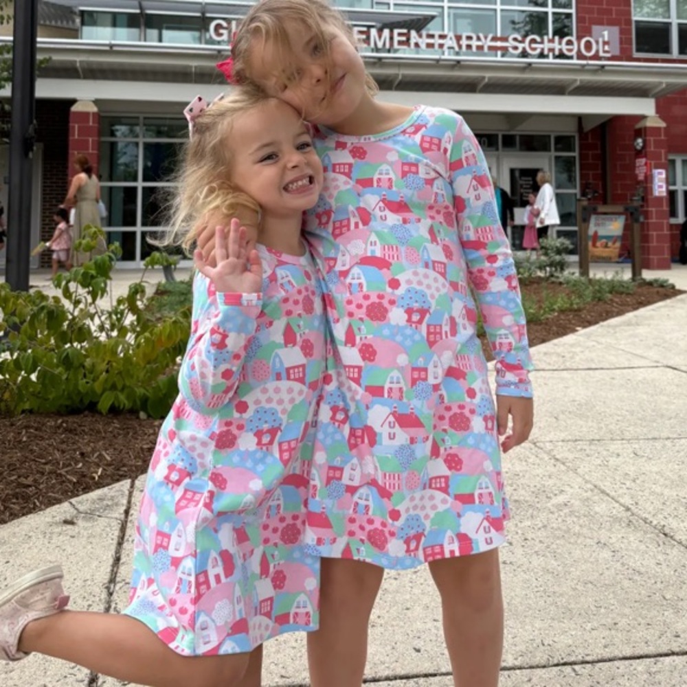 Beaufort Bonnet Long Sleeve Polly Play Dress House on the Hill Sister Matches